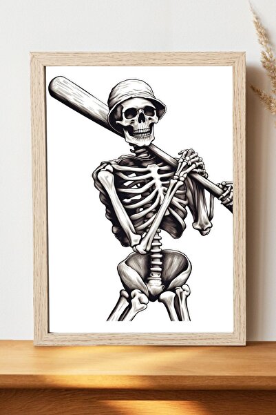 Luna Marissa Αφίσα μπέιζμπολ με σκελετό - Αφίσα τοίχου από γυαλιστερό χαρτί χ...