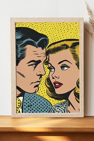 Luna Marissa Vintage Pop Art Poster - Χοντρό χαρτί χωρίς πλαίσιο Ψηφιακή αφίσ...