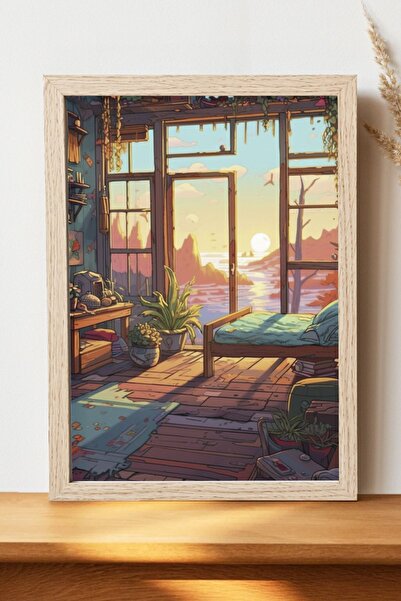 Luna Marissa Αφίσα Anime Landscape - Αφίσα τοίχου από γυαλιστερό χαρτί χωρίς ...