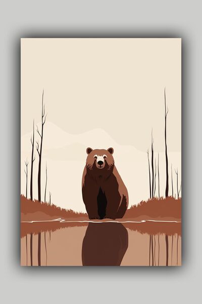 Luna Marissa Αφίσα με αρκούδα χωρίς πλαίσιο τοίχου
