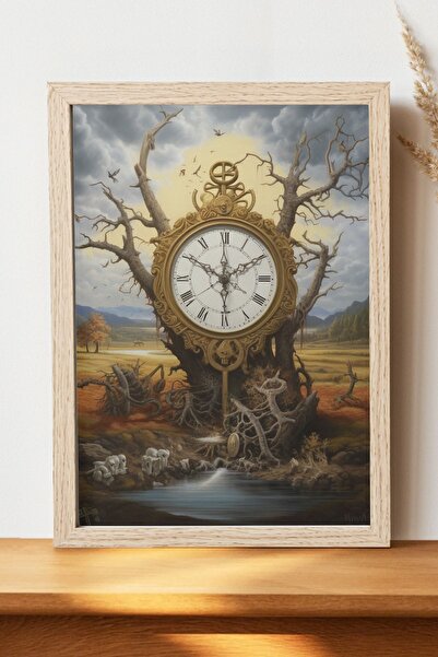 Luna Marissa Αφίσα τέχνης συμβολισμού - Αφίσα ψηφιακής τέχνης από χοντρό χαρτ...