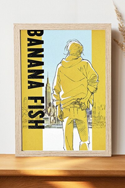 Luna Marissa Αφίσα με ψαράδικα μπανάνα - Αφίσα τοίχου από γυαλιστερό χαρτί χω...