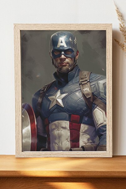 Luna Marissa Αφίσα Marvel Captain America - Αφίσα τοίχου από γυαλιστερό χαρτί...