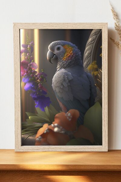 Luna Marissa Αφίσα πουλιών - Αφίσα ψηφιακής τέχνης από χοντρό χαρτί χωρίς πλα...