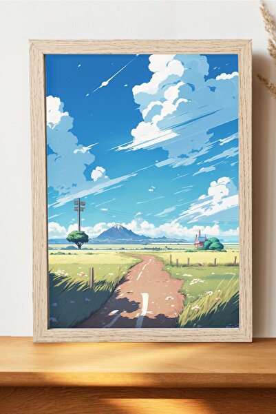 Luna Marissa Αφίσα Anime Town - Αφίσα Anime χωρίς πλαίσιο από χοντρό χαρτί Di...