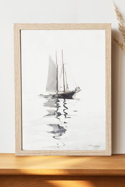 Luna Marissa Καλλιτεχνική αφίσα σκάφους - Αφίσα τοίχου από γυαλιστερό χαρτί χ...