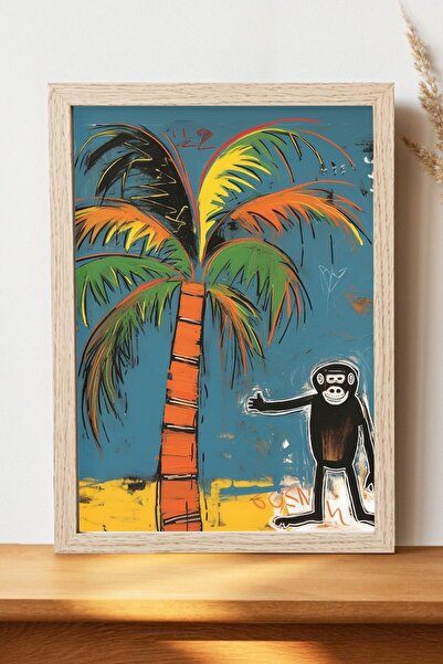 Luna Marissa Αφίσα δέντρου καρύδας - Αφίσα τοίχου από γυαλιστερό χαρτί χωρίς ...