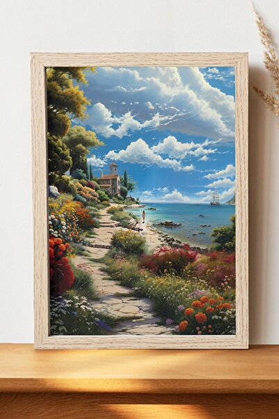 Luna Marissa Manzara Poster - Çerçevesiz Parlak Kağıt Duvar Posteri