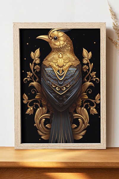 Luna Marissa Καλλιτεχνική αφίσα πουλιών - Ψηφιακή αφίσα τέχνης από χοντρό χαρ...