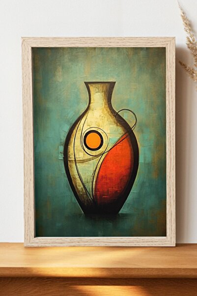 Luna Marissa Αφίσα Vintage Vase - Αφίσα τοίχου από γυαλιστερό χαρτί χωρίς πλα...