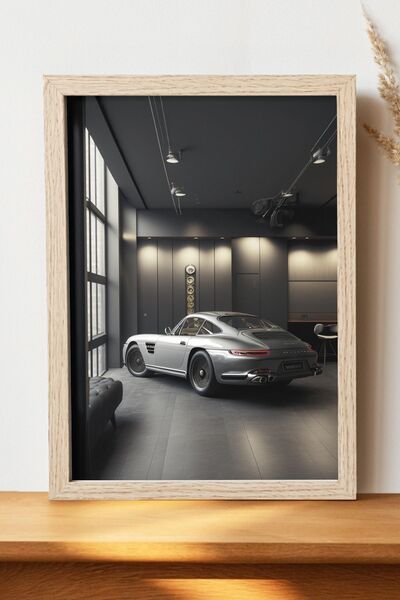Luna Marissa Αφίσα Porsche - Αφίσα αυτοκινήτου από γυαλιστερό χαρτί χωρίς πλα...