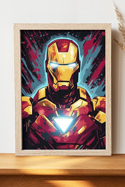 Luna Marissa Αφίσα Pop Art Iron Man - Αφίσα ψηφιακής τέχνης από χοντρό χαρτί ...