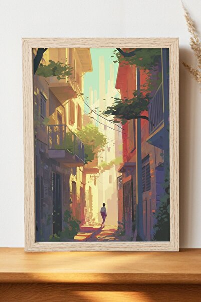 Luna Marissa Αφίσα τοπίων - Αφίσα τοίχου από γυαλιστερό χαρτί χωρίς πλαίσιο