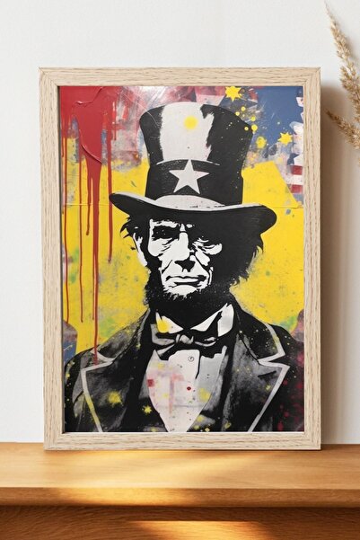 Luna Marissa Αφίσα Αβραάμ Λίνκολν - Αφίσα τοίχου από γυαλιστερό χαρτί χωρίς π...