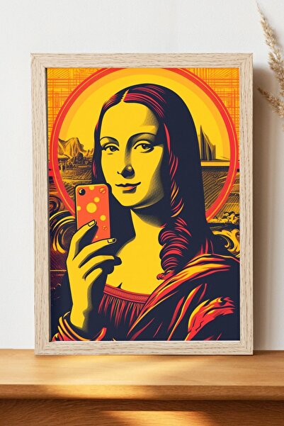 Luna Marissa Αφίσα Selfie Mona Lisa - Αφίσα τοίχου από γυαλιστερό χαρτί χωρίς...