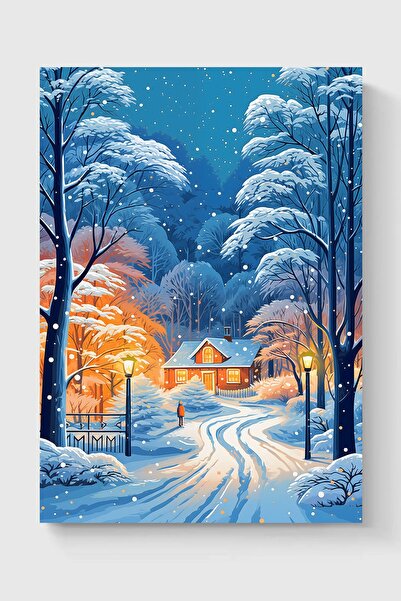 Luna Marissa Αφίσα χειμερινού τοπίου Αφίσα τοίχου χωρίς πλαίσιο