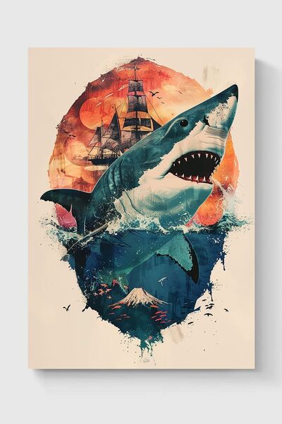 Luna Marissa Καλλιτεχνική αφίσα ψαριών χωρίς πλαίσιο τοίχου