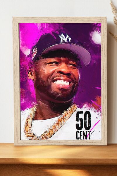 Luna Marissa Αφίσα 50 Cent - Χοντρό χαρτί χωρίς πλαίσιο Αφίσα Hiphop