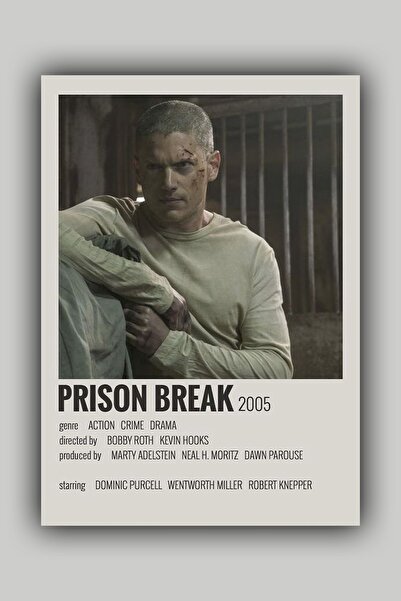 Luna Marissa Prison Break Film Poster - Çerçevesiz Duvar Posteri