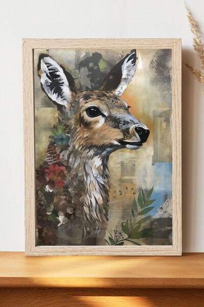 Luna Marissa Διακοσμητική αφίσα εικονογράφησης - Αφίσα ψηφιακής τέχνης από χο...