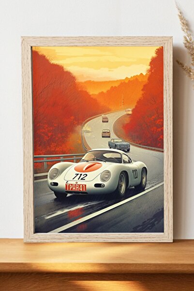 Luna Marissa Vintage αφίσα αυτοκινήτου - Αφίσα αυτοκινήτου από γυαλιστερό χαρ...