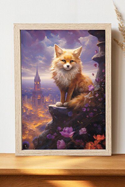 Luna Marissa Αφίσα γάτας - Αφίσα τοίχου από γυαλιστερό χαρτί χωρίς πλαίσιο