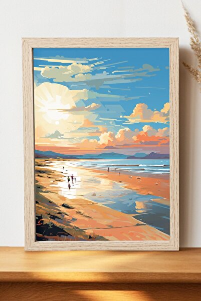 Luna Marissa Αφίσα τοπίων - Αφίσα τοίχου από γυαλιστερό χαρτί χωρίς πλαίσιο