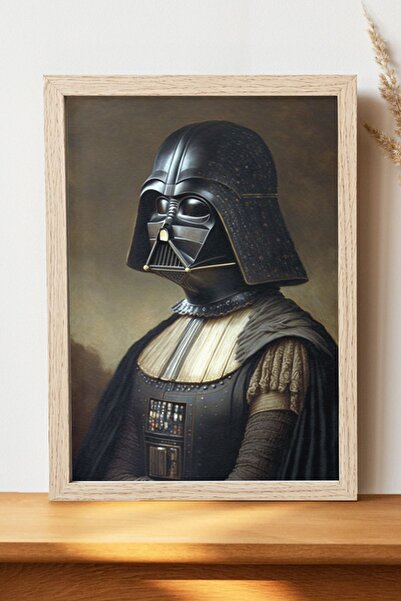 Luna Marissa Αφίσα Mona Lisa Darth Vader - Αφίσα ψηφιακής τέχνης από χοντρό χ...