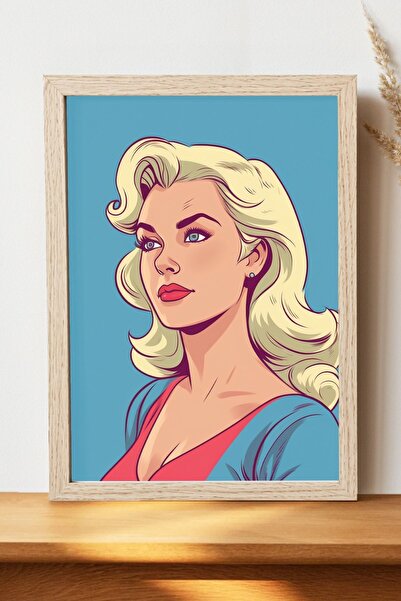 Luna Marissa Vintage γυναικεία αφίσα - Αφίσα τοίχου από γυαλιστερό χαρτί χωρί...