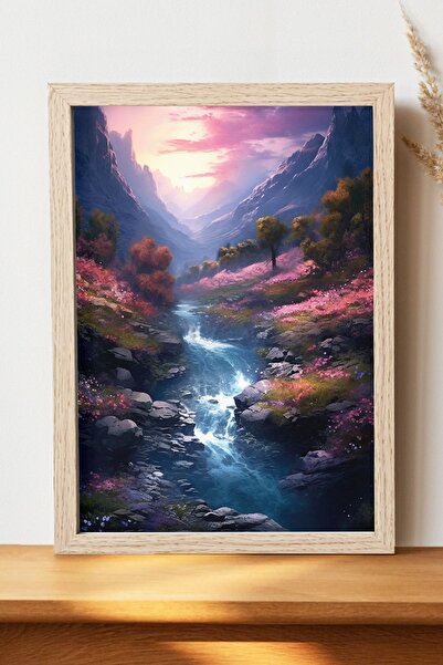 Luna Marissa Αφίσα τοπίων - Αφίσα τοίχου από γυαλιστερό χαρτί χωρίς πλαίσιο