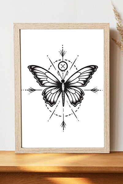 Luna Marissa Αφίσα πεταλούδας - Αφίσα τοίχου από γυαλιστερό χαρτί χωρίς πλαίσιο