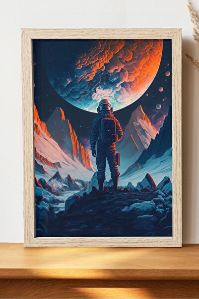 Luna Marissa Εικονογράφηση Αφίσα Αστροναύτη - Αφίσα ψηφιακής τέχνης από χοντρ...