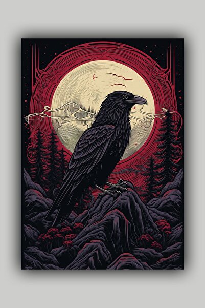 Luna Marissa Αφίσα κορακιού χωρίς πλαίσιο τοίχου