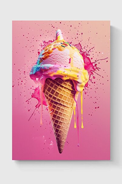 Luna Marissa Καλλιτεχνική αφίσα παγωτού χωρίς πλαίσιο τοίχου