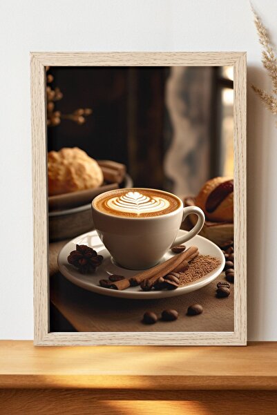 Luna Marissa Αφίσα καφέ - Αφίσα τοίχου από γυαλιστερό χαρτί χωρίς πλαίσιο