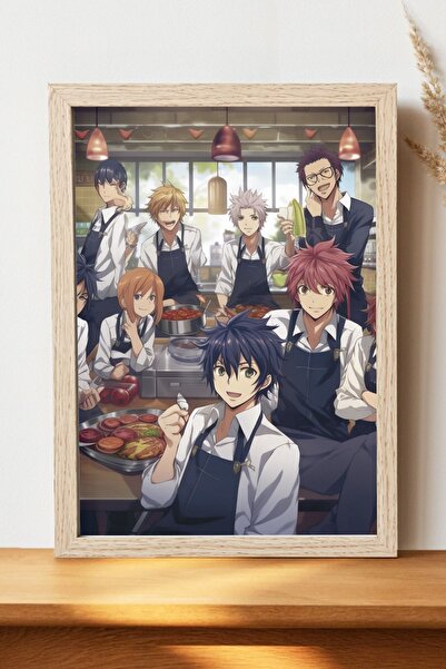 Luna Marissa Αφίσα Food Wars - Αφίσα τοίχου από γυαλιστερό χαρτί χωρίς πλαίσιο