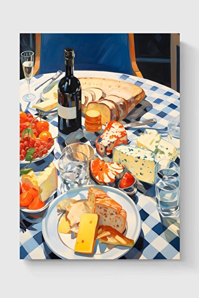 Luna Marissa Εικονογράφηση Επιτραπέζια σκεύη Αφίσα χωρίς πλαίσιο Διακοσμητική...