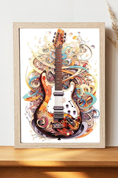 Luna Marissa Αφίσα κιθάρας - Αφίσα τοίχου από γυαλιστερό χαρτί χωρίς πλαίσιο