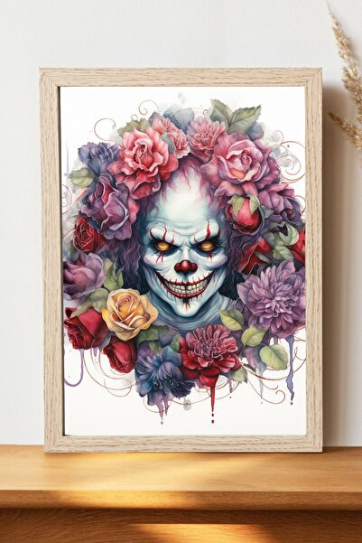 Luna Marissa Αφίσα Clown IT - Αφίσα τοίχου από φωτεινό χαρτί χωρίς πλαίσιο