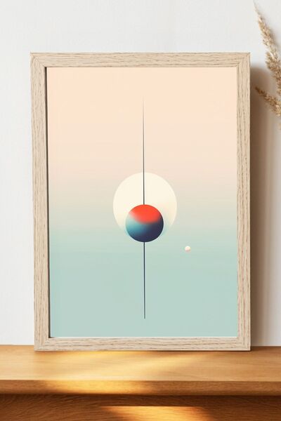 Luna Marissa Μίνιμαλ αφίσα - Αφίσα τοίχου από γυαλιστερό χαρτί χωρίς πλαίσιο