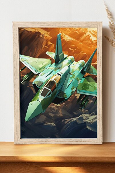 Luna Marissa Αφίσα αεροπλάνου - Αφίσα τοίχου από γυαλιστερό χαρτί χωρίς πλαίσιο