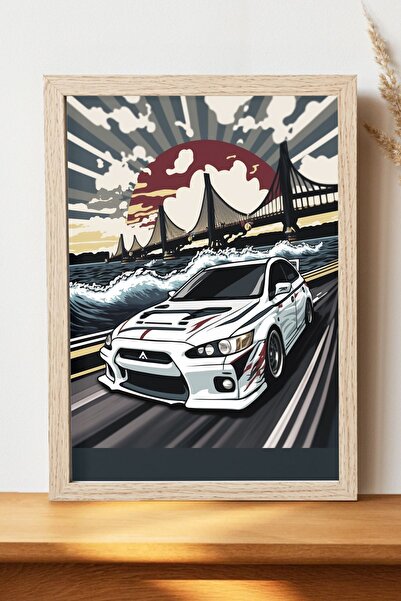 Luna Marissa Καλλιτεχνική αφίσα αυτοκινήτου - Αφίσα αυτοκινήτου από γυαλιστερ...