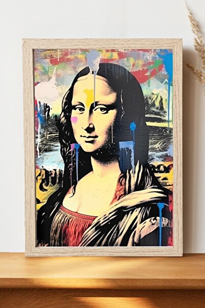 Luna Marissa Αφίσα Mona Lisa - Αφίσα τοίχου από γυαλιστερό χαρτί χωρίς πλαίσιο