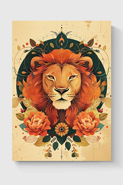 Luna Marissa Καλλιτεχνική αφίσα λιονταριού χωρίς πλαίσιο τοίχου