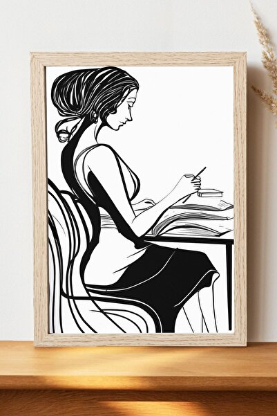 Luna Marissa Μίνιμαλιστική γυναικεία αφίσα - Χοντρό χαρτί χωρίς πλαίσιο, ψηφι...