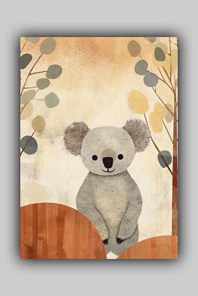 Luna Marissa Χαριτωμένη αφίσα κοάλα χωρίς πλαίσιο τοίχου