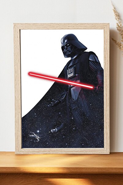 Luna Marissa Star Wars Darth Vader Lightsaber Poster - Çerçevesiz Parlak Kağıt Tv Film Posteri