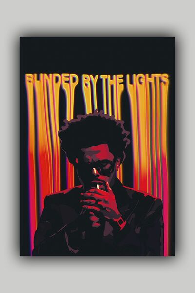 Luna Marissa Retro The Weeknd Poster - Çerçevesiz Duvar Posteri