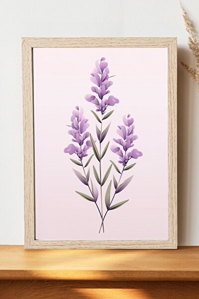 Luna Marissa Αφίσα με λουλούδια λεβάντας - Αφίσα τοίχου από γυαλιστερό χαρτί ...