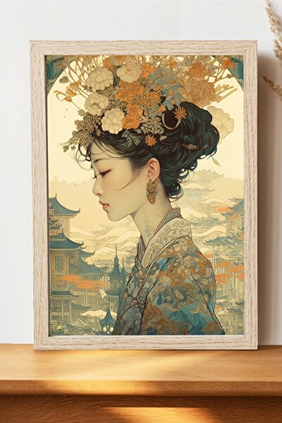 Luna Marissa Καλλιτεχνική ιαπωνική αφίσα κοριτσιών - Ψηφιακή αφίσα τέχνης από...